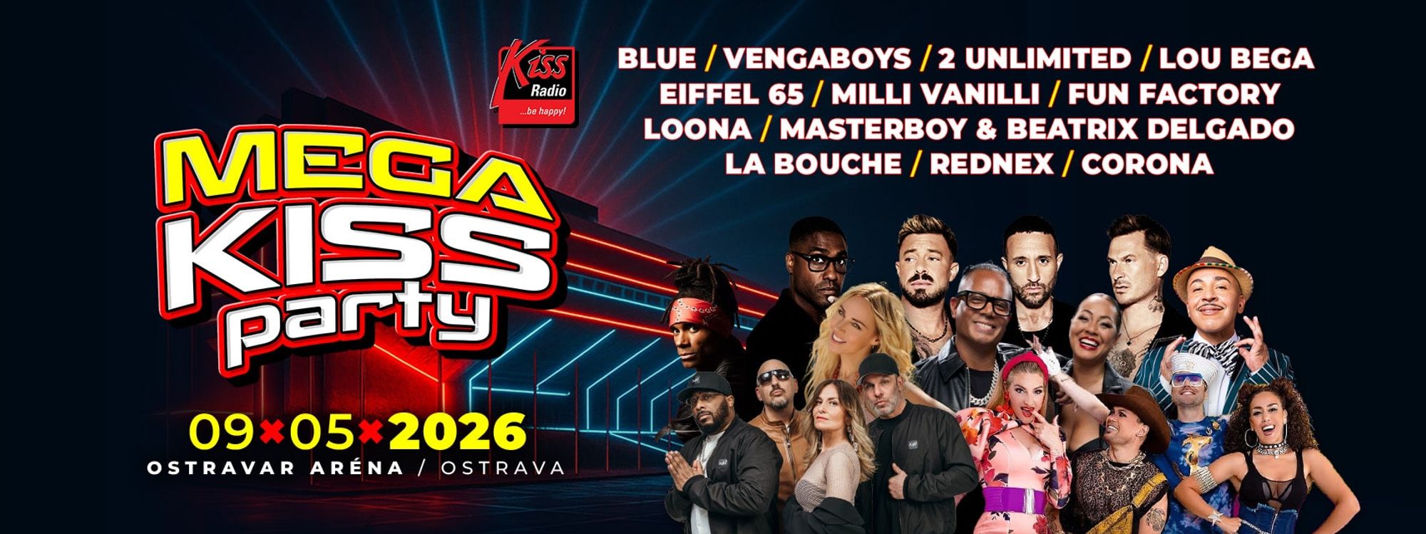 MEGA KISSPARTY OSTRAVA 2026