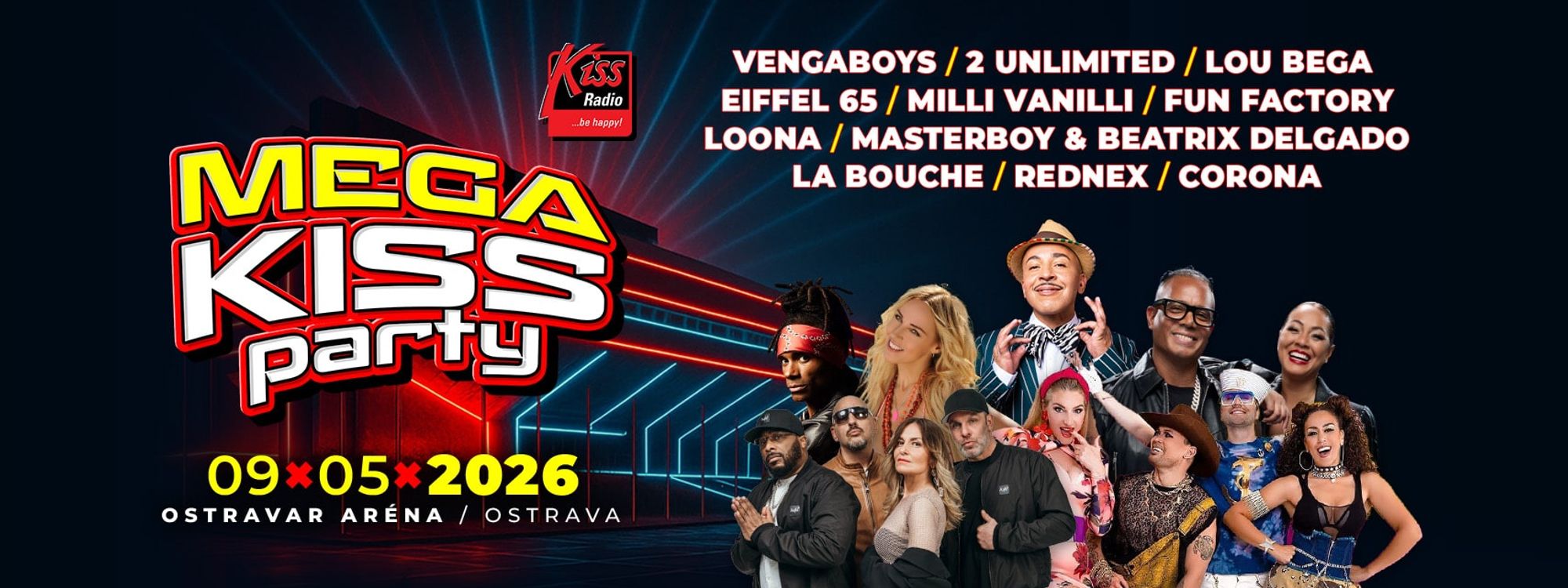 MEGA KISSPARTY OSTRAVA 2026