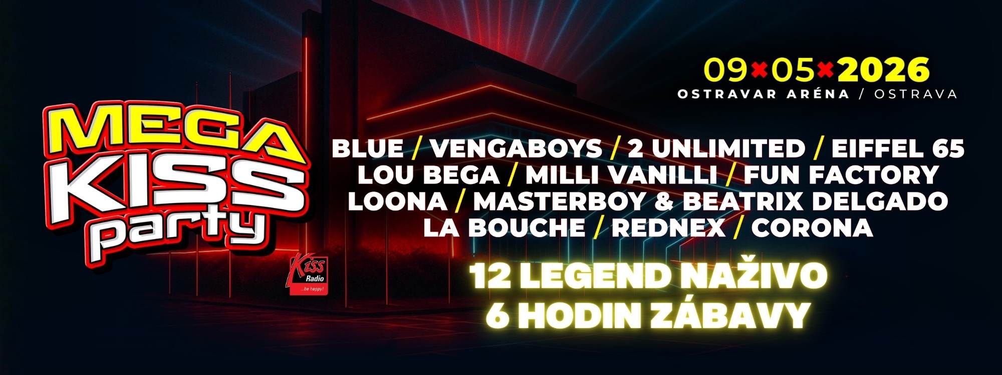 MEGA KISSPARTY OSTRAVA 2026