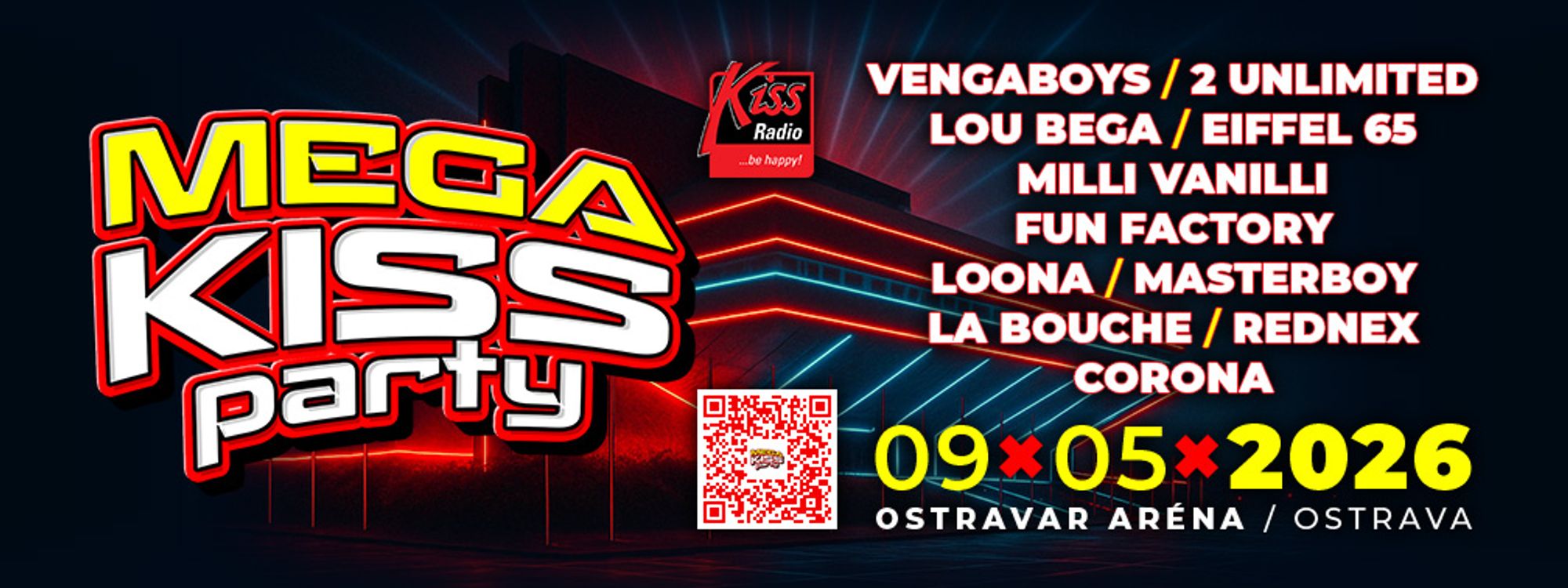 MEGA KISSPARTY OSTRAVA 2026