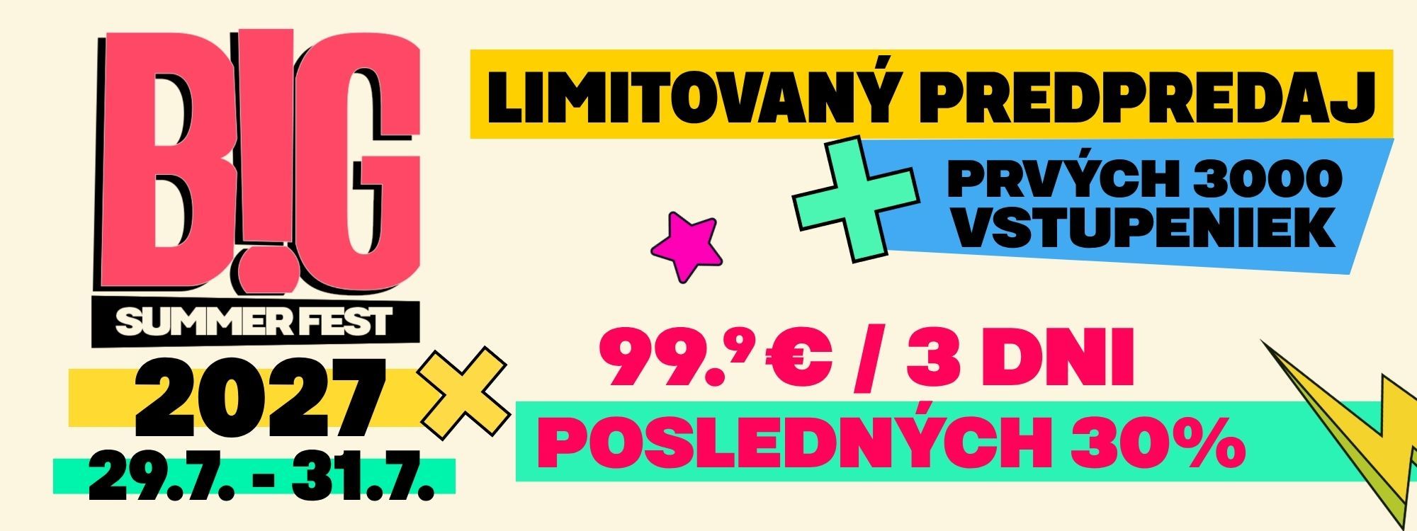 Big Summer Festival 2027 Slovensko