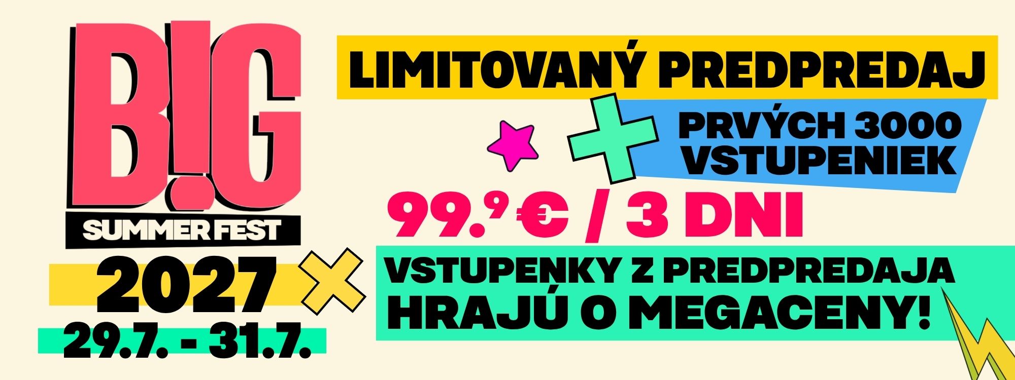 Big Summer Festival 2027 Slovensko