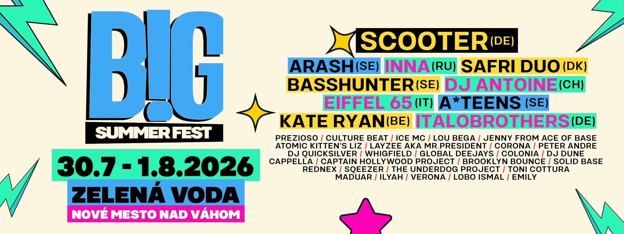 Big Summer Festival 2026 Slovensko