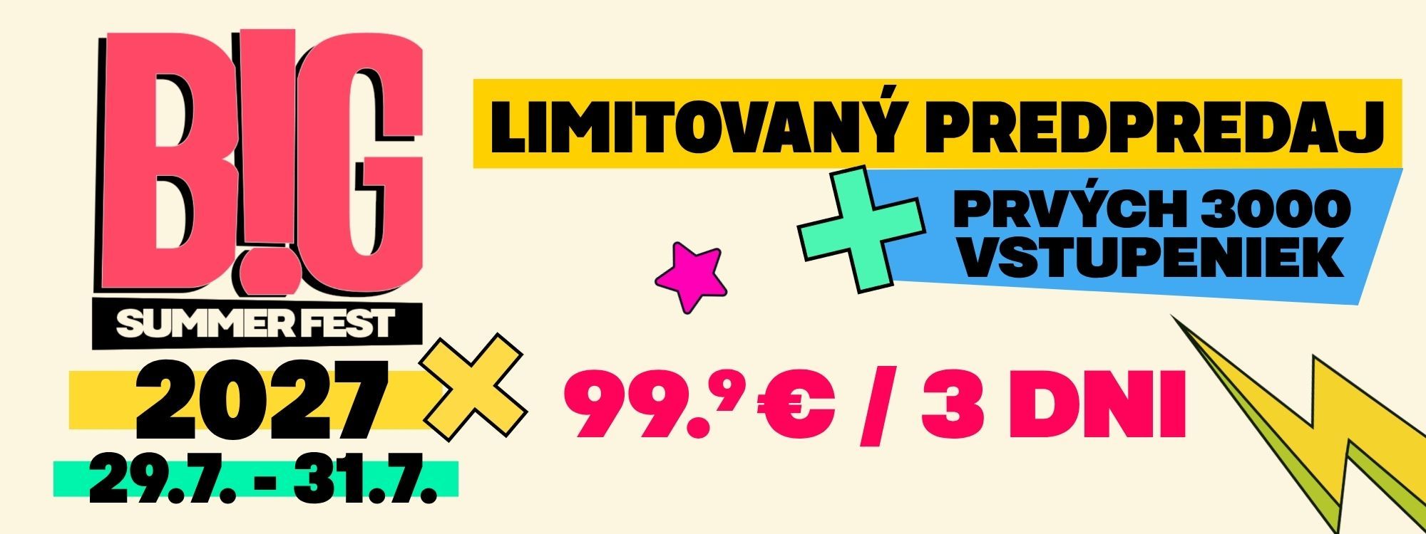 Big Summer Festival 2027 Slovensko
