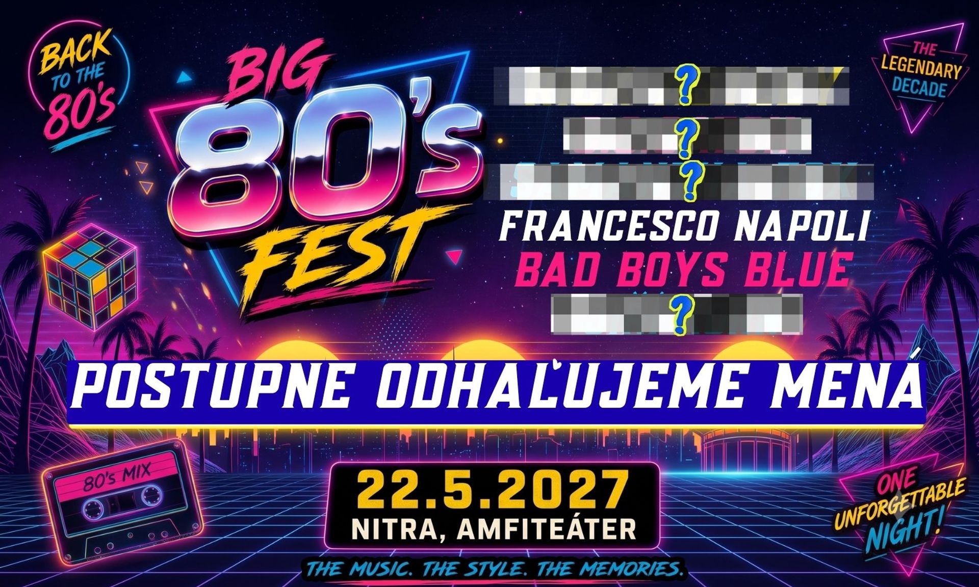 big 80's fest nitra
