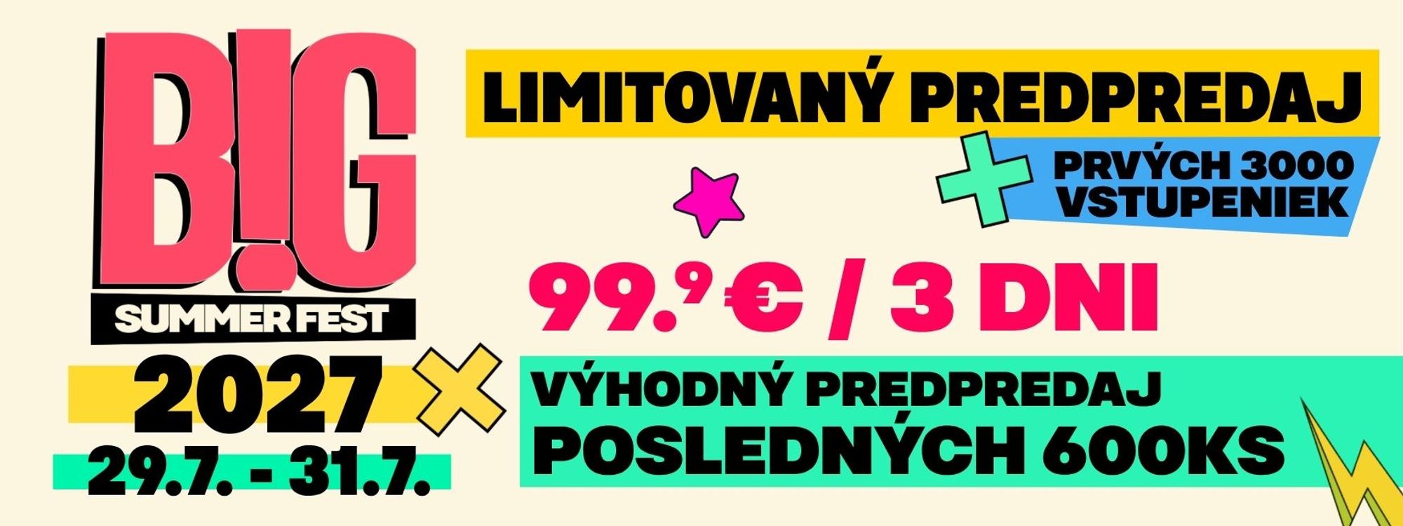 Big Summer Festival 2027 Slovensko